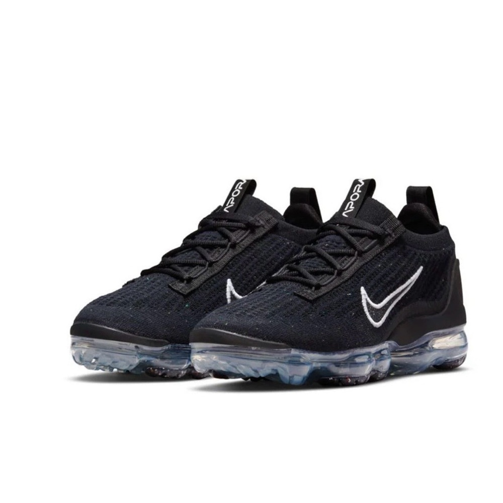 Nike Black and White VaporMax 2021 Sneakers